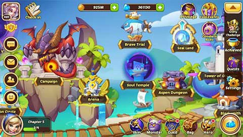 Idle Heroes screenshot #5