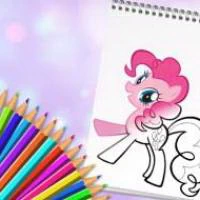 Cute Pony Coloring Book