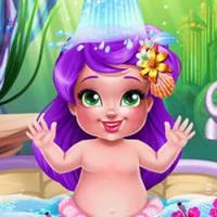 Mermaid Baby Bath