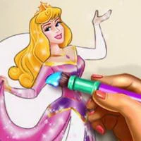 Sleepy Princess Coloring Book