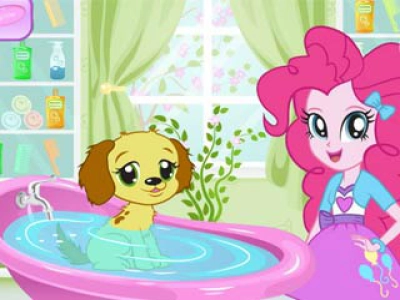 Fynsy's pet salon Pinkie Pie game screenshot