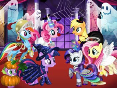 My little pony Halloween party game screenshot